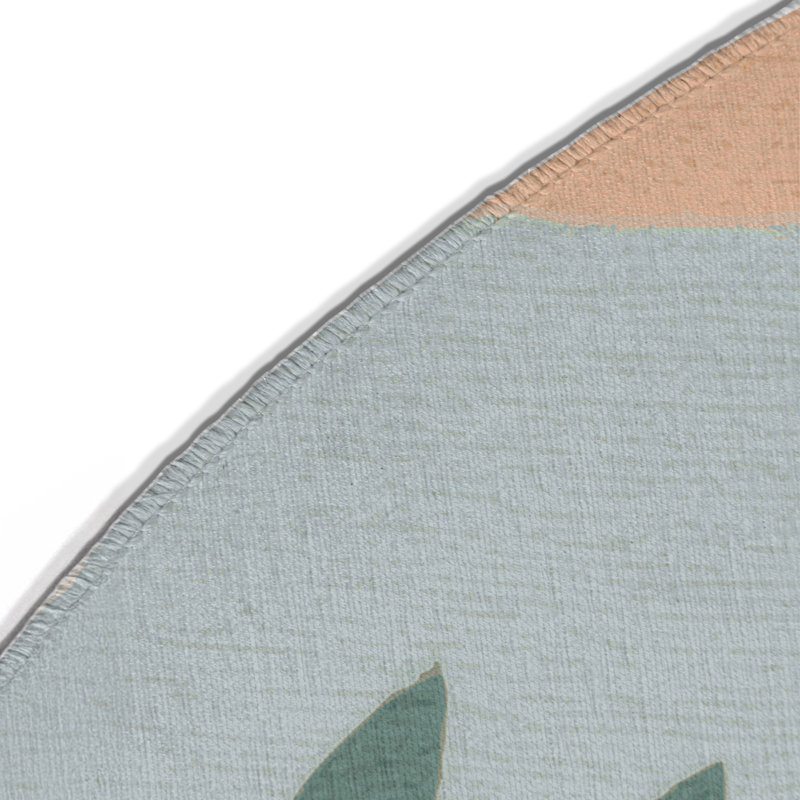Vine Tapestry Indoor And Outdoor Area Rug, Round 5'