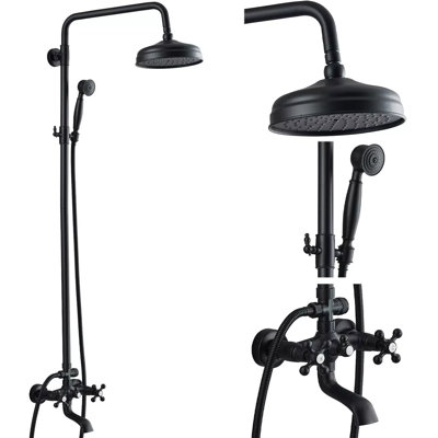 Système de douche complet avec valve brute