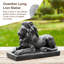 Statue de lion gardien MGO couché-311213129-311213128