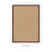 Nannette Handmade Medium Beige Berber with Brown Cotton Border Made in the USA Area Rug-1775543434
