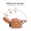 Fauteuil inclinable électrique surdimensionné avec chaleur et massage - berçant pivotant à 360 °, similicuir robuste