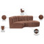 Canapé en cuir 70 po Hollyn-89266497