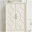 Grande armoire de rangement Mid-Century moderne avec tablettes et tiroirs réglables-127068799