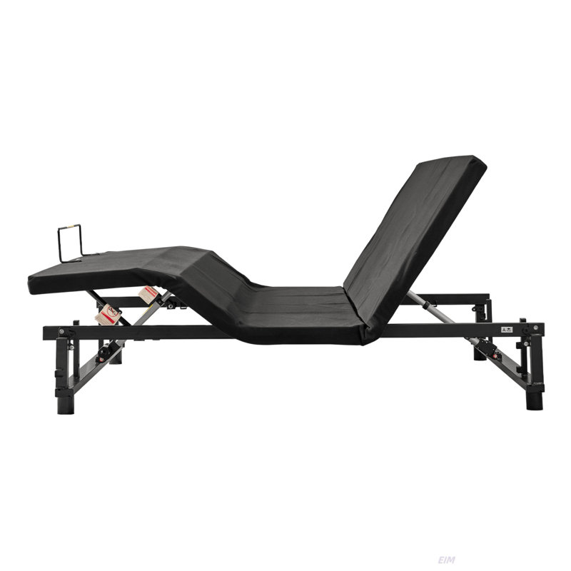 Base de lit réglable avec tête et pied inclinable pour lit simple à moteur TG taille zéro (lit), Lit simple