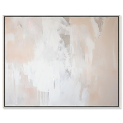 Opalescent Hues IV Canvas Muted Neutral Art by Art Remedy