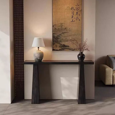 Table d'entrée en bois massif de style chinois