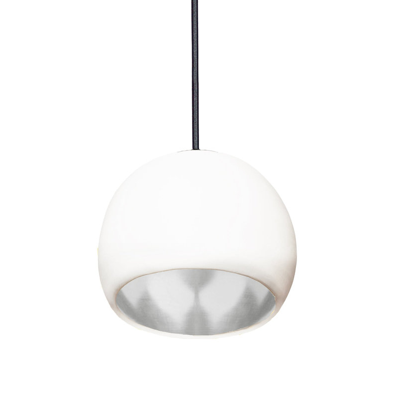 Lustre géométrique à 8 lumières Leaf, Noir, Blanc / argenté, H 100 po x l 22 po x P 22 po