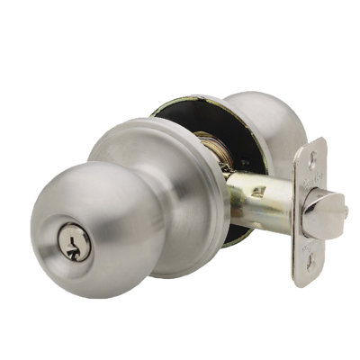 Bouton de porte avec serrure