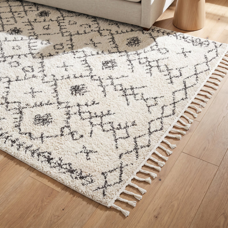 Mossy Moroccan Indoor Rug, Rectangle 5'3" x 7'3"