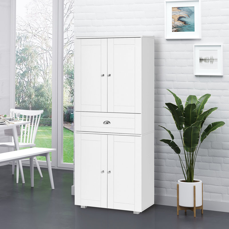 Armoire de cuisine 72 po avec 2 grandes armoires à double porte et 1 tiroir central