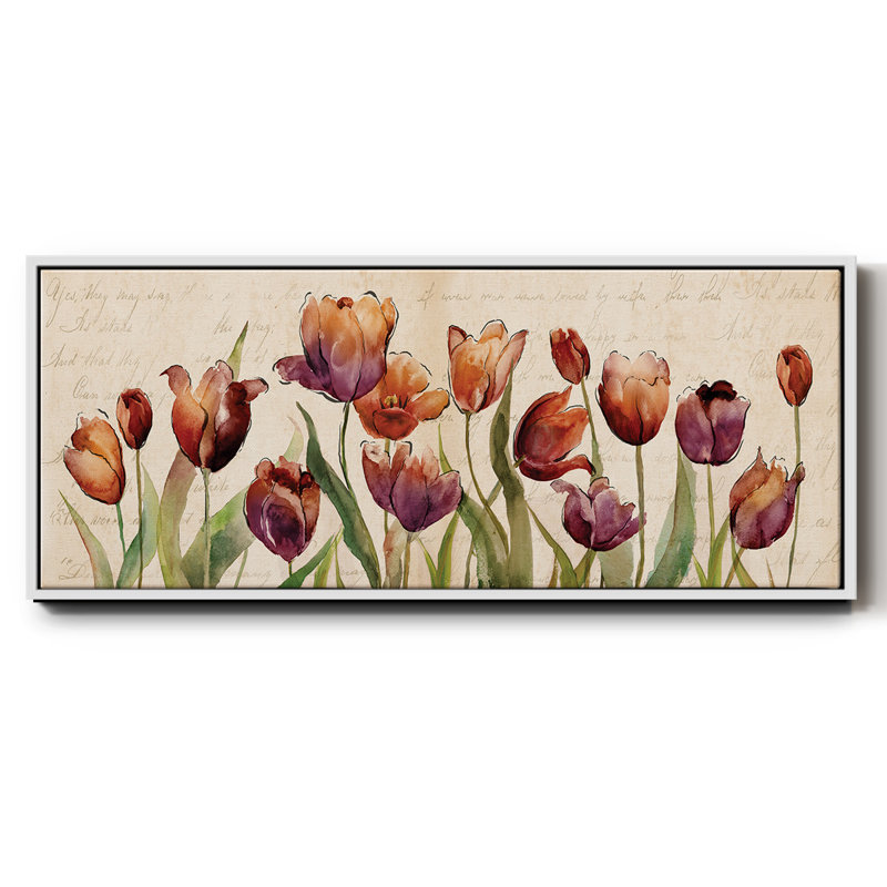Bow to Summer II- Framed Canvas, 8" H x 20" W