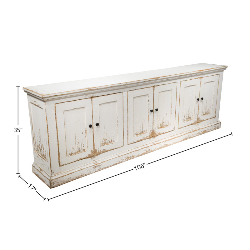 Koski 34" Tall 6-Door Cabinet