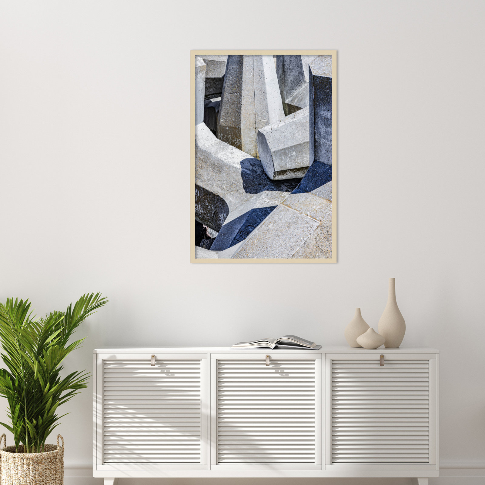 Pankow "Geometric 02" Print, Brown, 41" H x 28" W