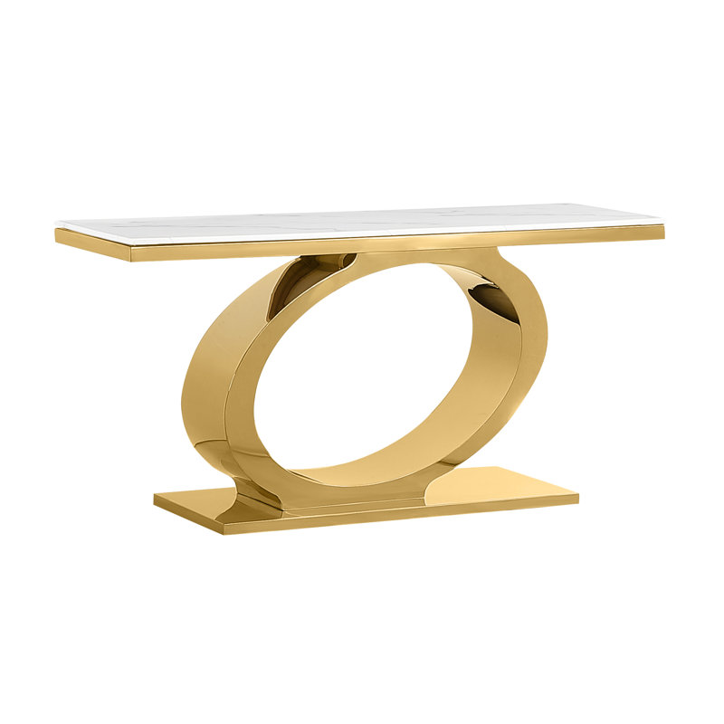 Ezechiele 60'' Console Table, Gold