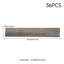15.2cm W x 91.5cm L x 0.2cm Laminate Flooring