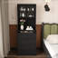 Koa Vanity with Mirror and Seat
