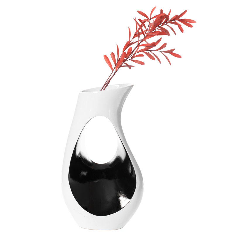 Kallee Glass Floor Vase, 24", 1