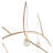 32 - Light Steel Dimmable Geometric Chandelier