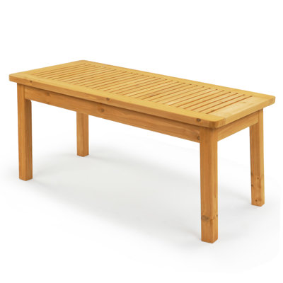 Patio Wood Table by Ebern Designs