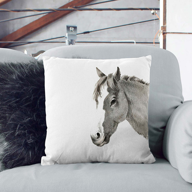 Square Throw Cushion, 40cm H x 40cm W x 15cm D