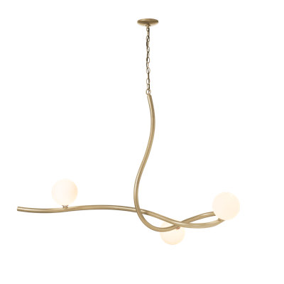 Slide 3 - Light Unique Modern Linear Chandelier