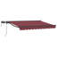 VidaXL Polyester Cover Retractable Patio Awning-126173556-126173559