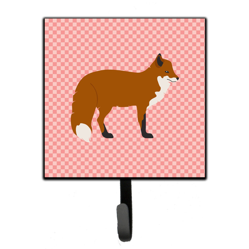 Organisateur de clés murales avec crochets clés fox Vaghinag, Rose