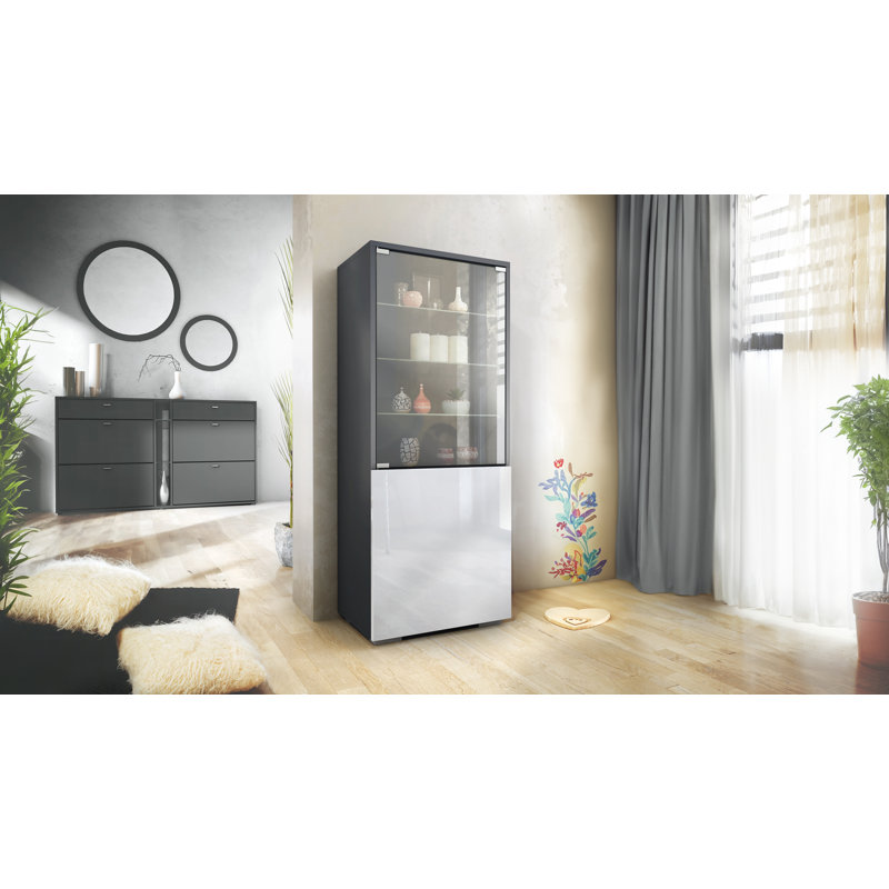 Aubreella Booth Display, Anthracite/White