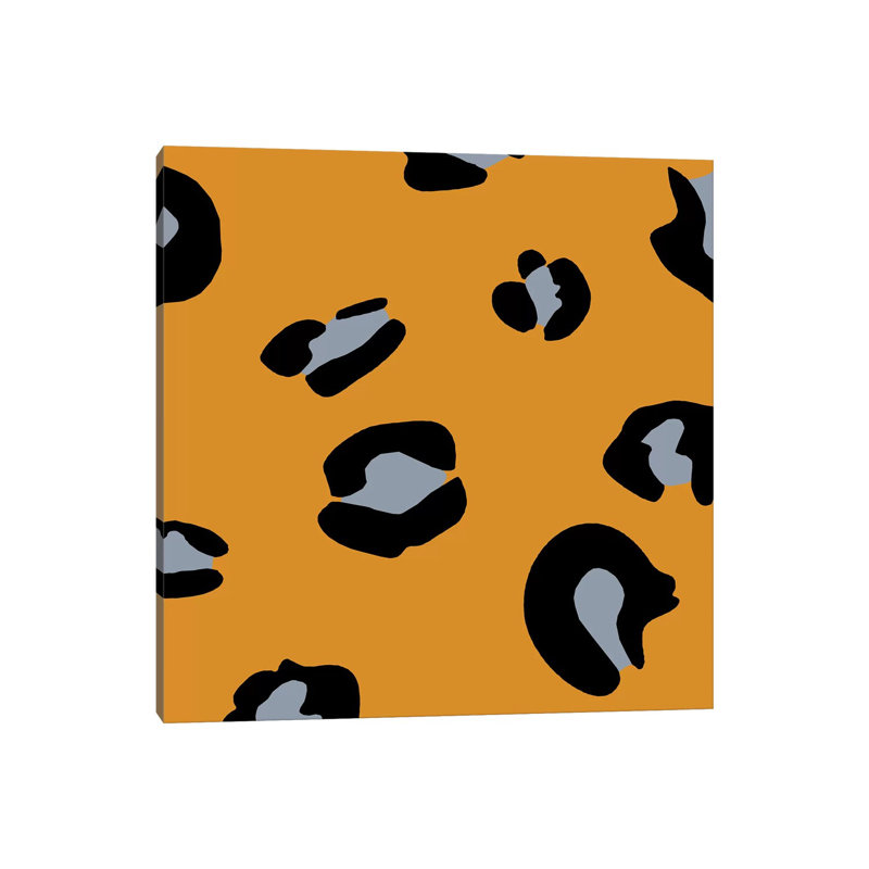 Leopard by Art Mirano - Wrapped Canvas Print, 30.48cm H x 30.48cm W x 1.9cm D