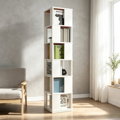 190 cm H x 34 cm W Solid Wood Book Display Bookcase