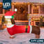 5 FT Christmas Puppy Dachshund Inflatable Decoration with Build-in LED
