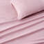 Ensemble de draps pour grand lit 4 pièces - 100% microfibre douce, lisse, gaie, imprimée, plissée pour une utilisation toute l'année 2