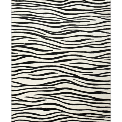 Hand Woven Wool Animal Print Area Rug