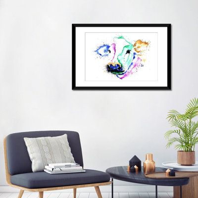 « colour cow » par lisa whitehouse, impression sur toile