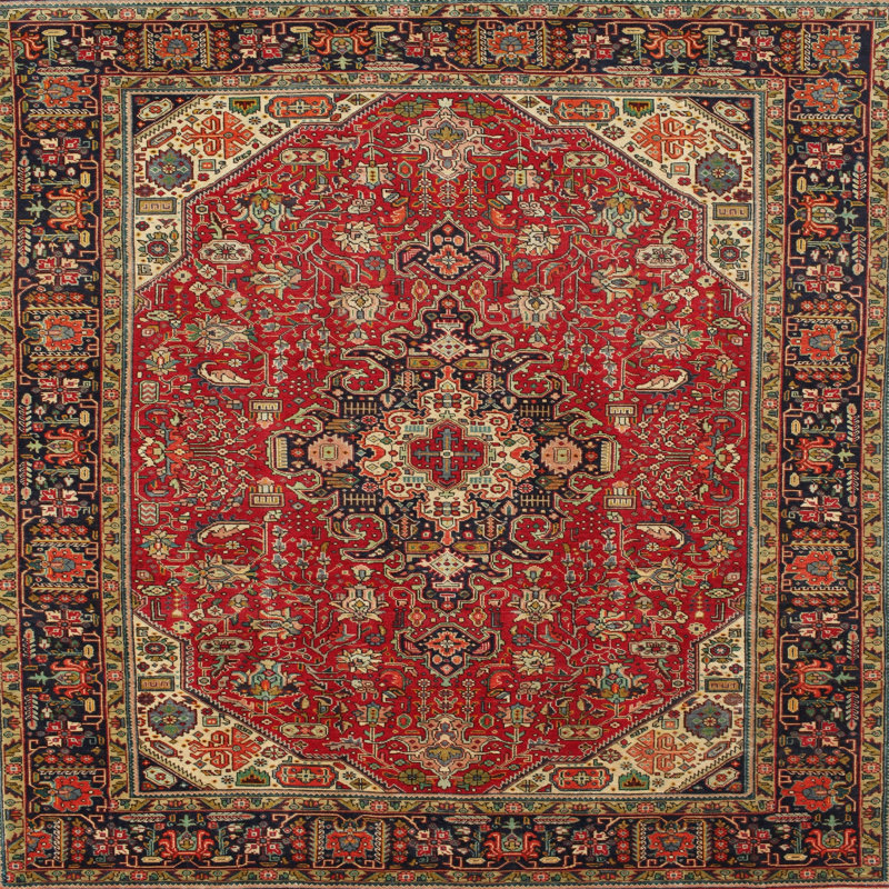 Ed Oriental Indoor Rug, Square 4'