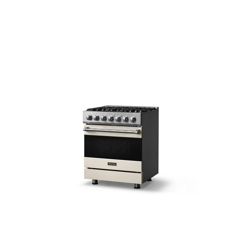 3 Series 30" Self-Cleaning Gas Range, Pure White, Liquid Propane, Gas