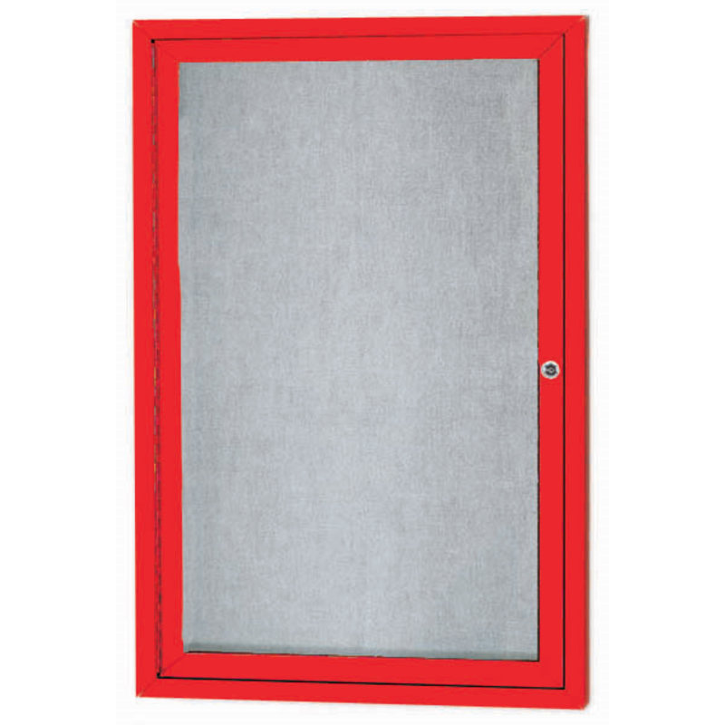 Tableau d'affichage mural extérieur pour l'extérieur, Rouge, Un, H 24 po x l 18 po