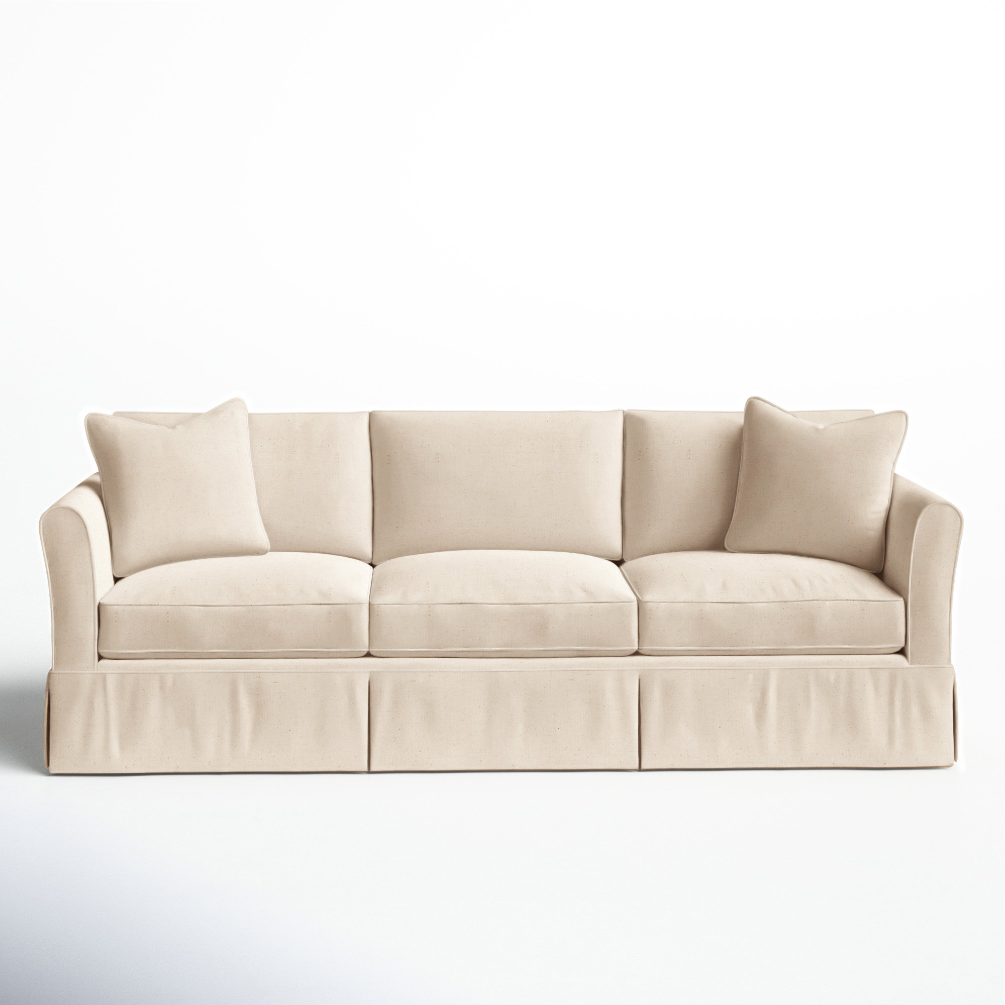 Shelby 82'' Upholstered Sofa, Bayou Natural Canvas