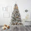 Lighted Artificial Pine Christmas Tree-1066300061