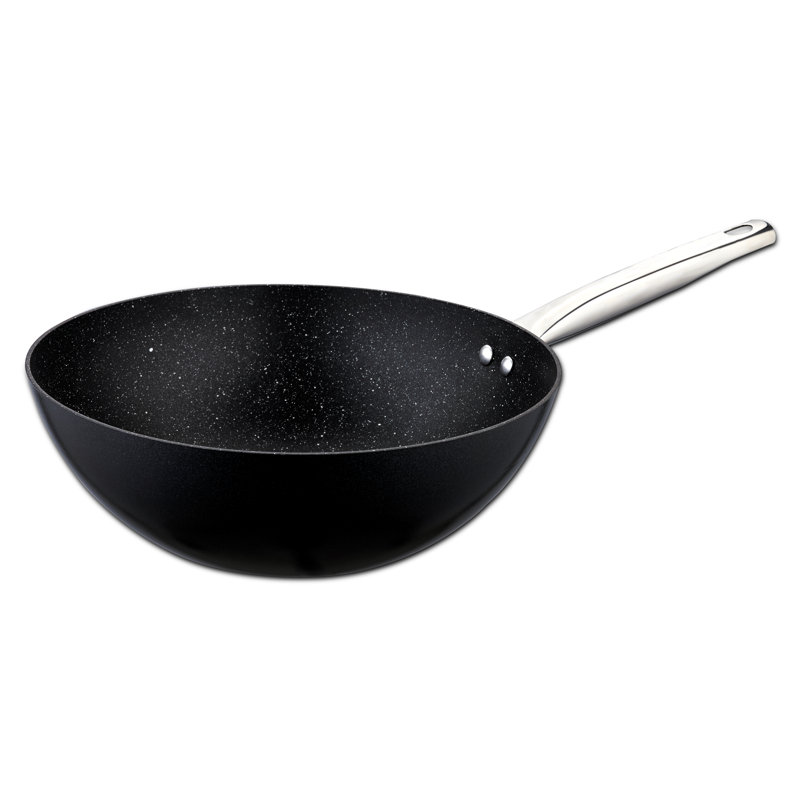 Elio Non-Stick Aluminum Wok, 24 cm