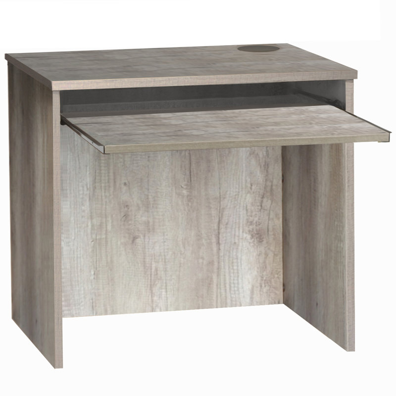 Haajra Computer Desk, 72cm H x 85cm W x 54cm D, Grey