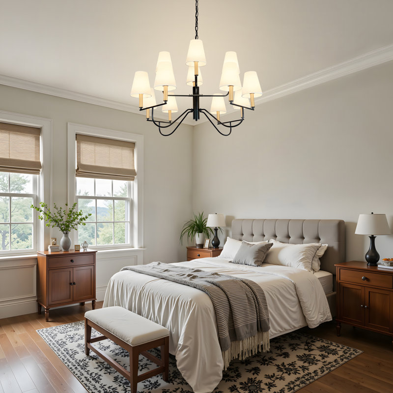 Lustre de salon avec 12 lumières Stackhouse