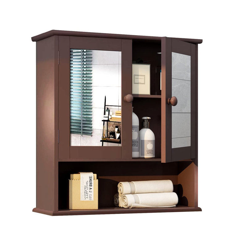 Tiare Bathroom Cabinet, Brown