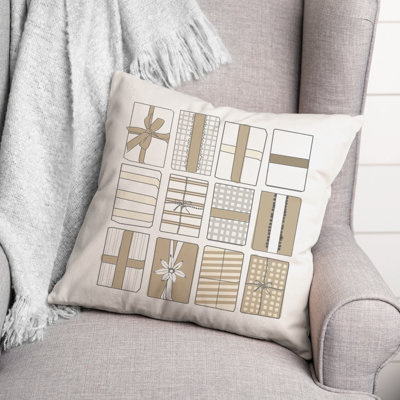  Housse et insert de coussin neutre neutre