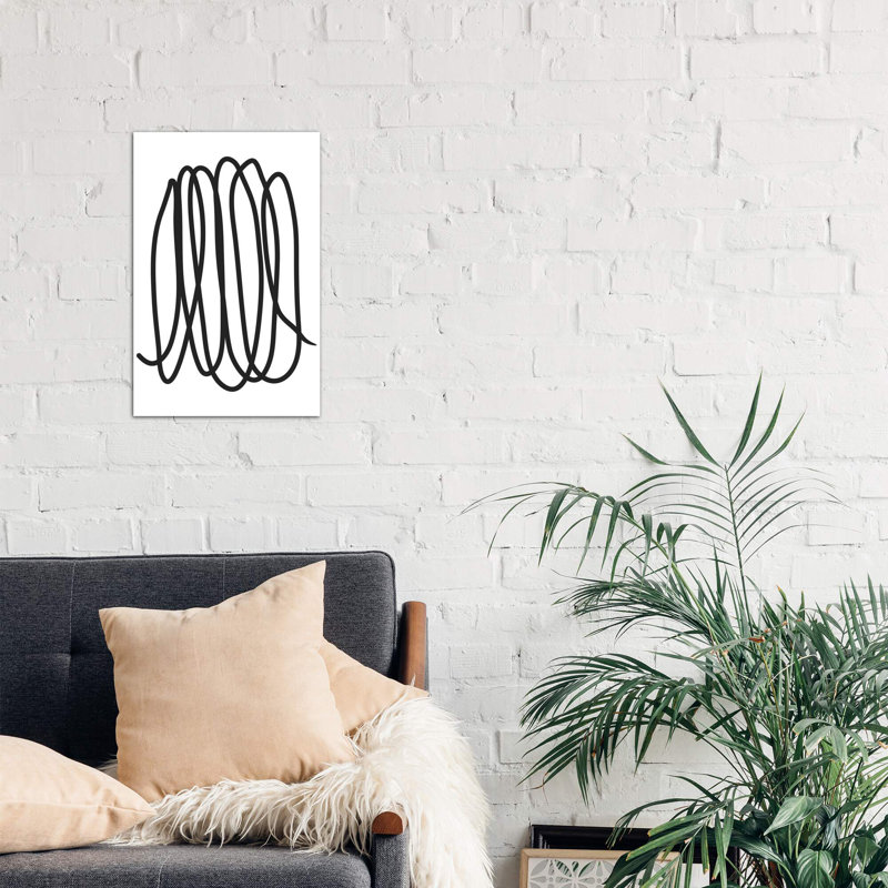 Abstract VI - Wrapped Canvas Print, 66.04 cm H x 45.72 cm W x 1.91 cm D