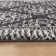 Geometric Shag Rug – Anthracite Dark Gray – Medium Pile, Soft Texture, Kid Friendly