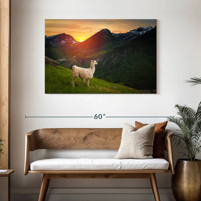 Lama de montagne, H 30 po x l 45 po