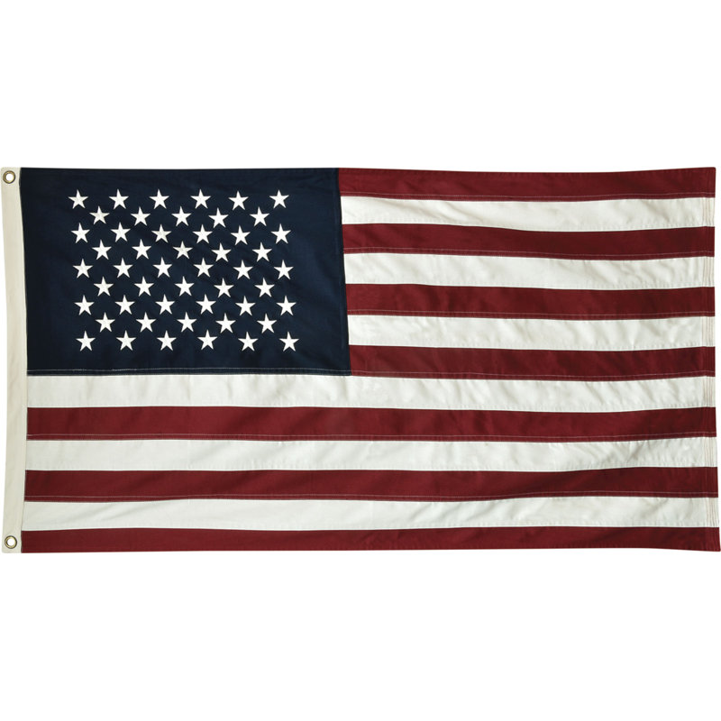 Drapeau naturel américain, 28 po, H 17,5 po x l 29 po