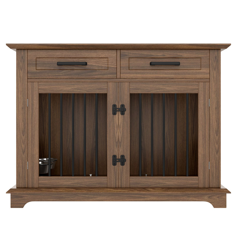 Meuble pour chien 44,48 po, Brun