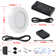 Smart LED Puck Light, Color Temperature & Brightness Adjustable (3000K-6000K), Works with Alexa/Google Home, App & Remote Control,Recessed/Surface Mount for Kitchen/Display Case